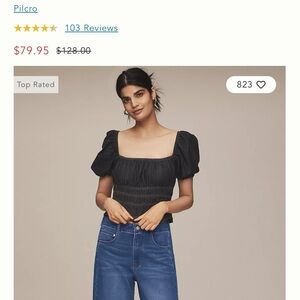 Pilcro Women's Blue Flare Jeans